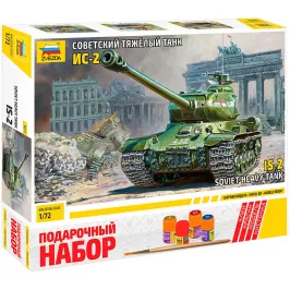 Подарочный набор "Советский тяжелый танк ИС-2" (1:72) картинка 405897 - МосИгра