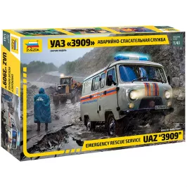 УАЗ "3909" Аварийно-спасательная служба картинка 406129 - МосИгра