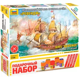 Подарочный набор "Флагманский корабль Френсиса Дрейка "Ревендж" картинка 405884 - МосИгра