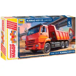 Подарочный набор. Самосвал KAMAZ-65115 картинка 405961 - МосИгра