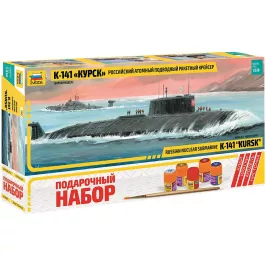 Подарочный набор "Российский атомный подводный ракетный крейсер К-141 "Курск" картинка 1010 - МосИгра