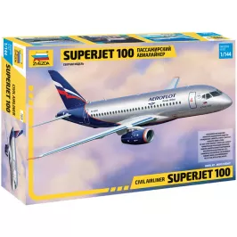 Пассажирский авиалайнер Superjet 100 картинка 406240 - МосИгра