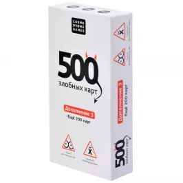500 Злобных карт 3.0. Дополнение 3: Набор белый картинка 342485 - МосИгра