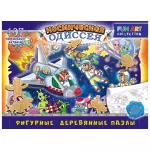 Фигурный деревянный пазл Космическая одиссея Фигурный деревянный пазл Космическая одиссея картинка 343709 - МосИгра