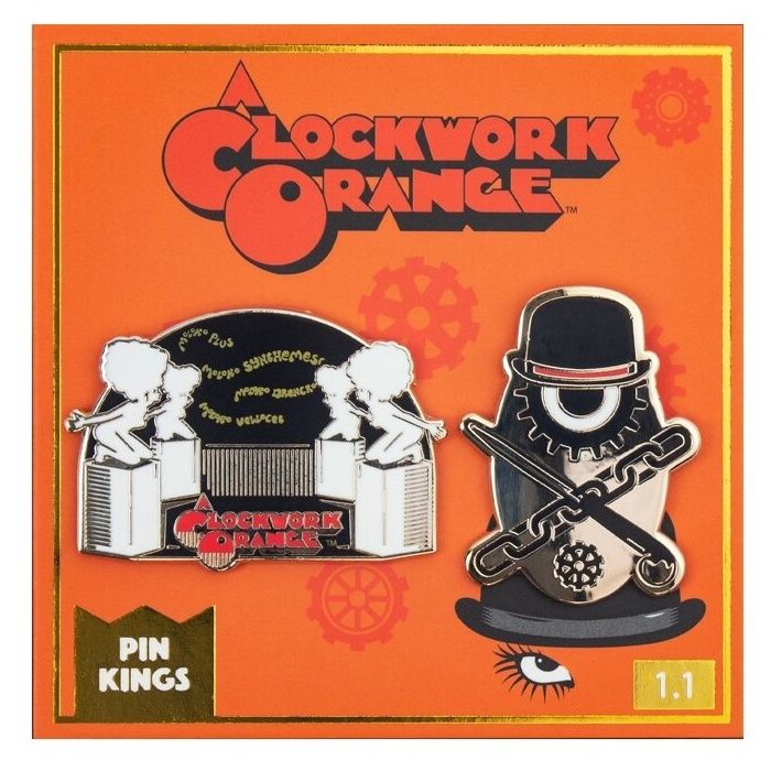 Значок Pin Kings Заводной апельсин 1.1 - набор из 2 шт от Мосигра