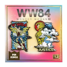 Значок Pin Kings DC Чудо-женщина 84 1.2 - набор из 2 шт картинка 345009 - МосИгра