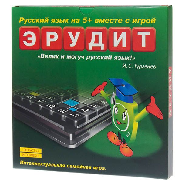 

Эрудит с черными фишками (в коробке)