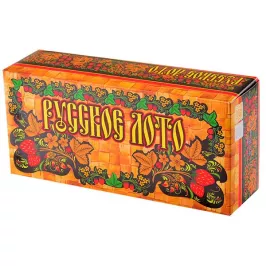 Русское лото в картонной коробке картинка 327386 - МосИгра