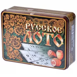 Лото Русские узоры (в коробке) картинка 329298 - МосИгра