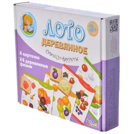 Лото Овощи и фрукты картинка 329369 - МосИгра