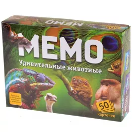 Мемо "Удивительные животные" картинка 328249 - МосИгра