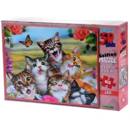 Пазл Кошки селфи 2 картинка 328967 - МосИгра