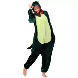 Кигуруми CNPAJAMA: Динозавр. Тёмно-зелёный (M) картинка 377176 - МосИгра