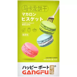 Печенье-сэндвич GANG-FU Макарон со вкусом зелёного чая Матча картинка 402491 - МосИгра