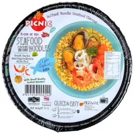 Лапша быстрого приготовления PICNIC со вкусом морепродуктов картинка 402509 - МосИгра
