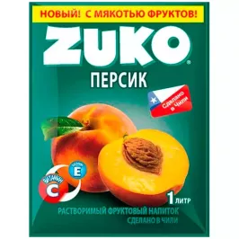 Растворимый напиток Zuko со вкусом персика картинка 402507 - МосИгра