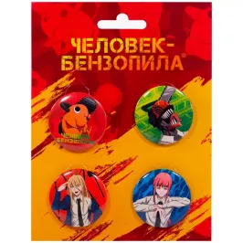 Набор значков Chainsaw Man картинка 389977 - МосИгра