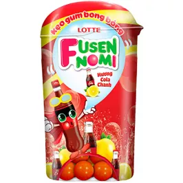 Жевательная резинка LOTTE Fusen No Mi со вкусом кола-лимон картинка 377839 - МосИгра