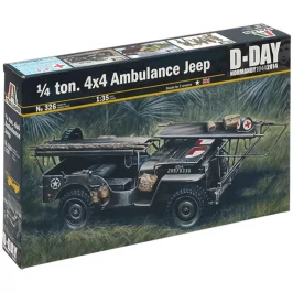 Автомобиль 1/4 ton. 4x4 Ambulance Jeep (1:35) картинка 433811 - МосИгра