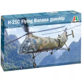 Вертолёт H-21C Flying Banana Gunship (1:48) картинка 434034 - МосИгра