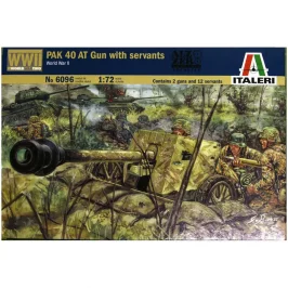 Пушка German PAK 40 AT Gun with servants (1:72) картинка 433908 - МосИгра