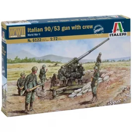 Пушка Italian 90/53 gun with crew (1:72) картинка 434017 - МосИгра