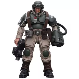 Фигурка JoyToy. Warhammer 40,000: Astra Militarum Cadian Command Squad. Veteran Sergeant with Power Fist картинка 389627 - МосИгра
