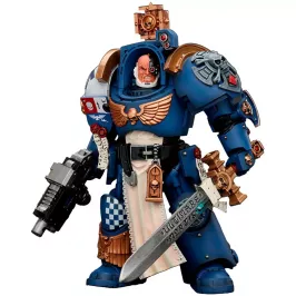Фигурка JoyToy. Warhammer 30,000: Ultramarines Captain In Terminator Armour картинка 408625 - МосИгра