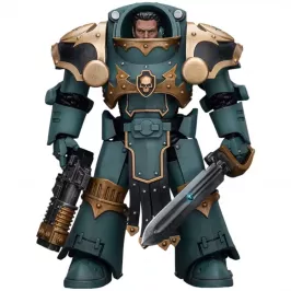 Фигурка JoyToy. Warhammer 30,000: Sons Of Horus. Tartaros Terminator Squad. Sergeant with Volkite Charger And Sword картинка 403236 - МосИгра