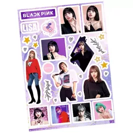 Набор наклеек BLACKPINK. Lisa картинка 390431 - МосИгра