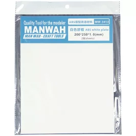 Пластиковый лист MANWAH (1x200x250 мм; 2 шт.) картинка 433619 - МосИгра