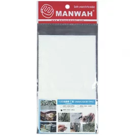 Маскировочная сеть MANWAH Тип I: белоснежный (с имитацией листьев) картинка 433766 - МосИгра