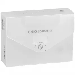 Картотека UniqCardFile Standart (прозрачная, 30 мм, 60+ карт) картинка 396777 - МосИгра