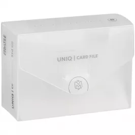 Картотека UniqCardFile Standart (прозрачная, 40 мм, 80+ карт) картинка 396774 - МосИгра