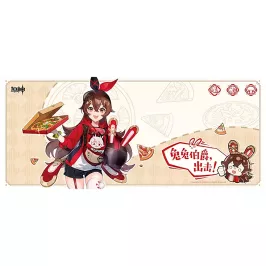 Коврик для мышки Genshin Impact: Pizza Hut. Amber картинка 377588 - МосИгра