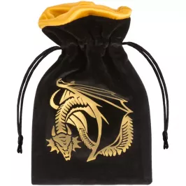 Мешочек Dragon Black & golden Velour картинка 376556 - МосИгра