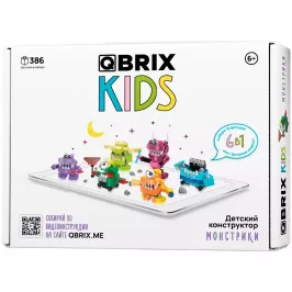 Конструктор Qbrix Kids: "Монстрики" картинка 384479 - МосИгра