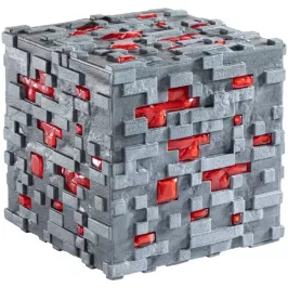 Фонарь Minecraft в виде блока красной руды картинка 389920 - МосИгра