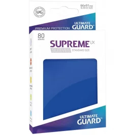 Протекторы Ultimate Guard Supreme UX Standard: Blue (80 шт., 66x91 мм) картинка 432318 - МосИгра