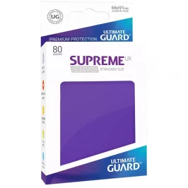 Протекторы Ultimate Guard Supreme UX Standard: Purple (80 шт., 66x91 мм) картинка 432313 - МосИгра