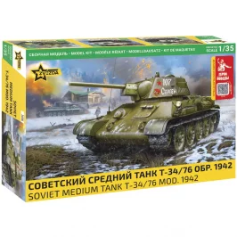 Герои Победы. Советский средний танк Т-34/76 обр. 1942 (1:35) картинка 431758 - МосИгра