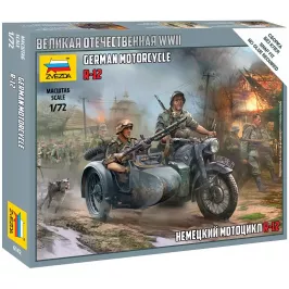 Немецкий мотоцикл R-12 (1:72) картинка 409565 - МосИгра