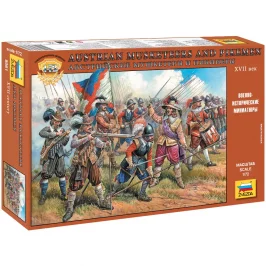 Австрийские мушкетёры и пикинёры XVII века (1:72) картинка 430431 - МосИгра