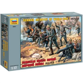 Немецкая пехота Первой мировой войны 1914-1918 (1:72) картинка 430449 - МосИгра