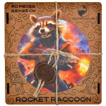 Деревянный пазл Guardians of the Galaxy. Rocket Raccoon Деревянный пазл Guardians of the Galaxy. Rocket Raccoon картинка 397176 - МосИгра