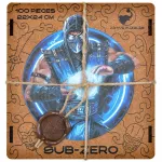 Деревянный пазл Mortal Kombat. Sub-Zero Деревянный пазл Mortal Kombat. Sub-Zero картинка 397175 - МосИгра