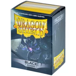 Протекторы Dragon Shield (100 шт., 63x88 мм): чёрные картинка 389558 - МосИгра