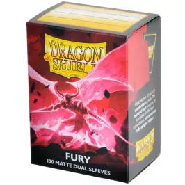 Протекторы Dragon Shield: Fury. Matte Dual Sleeves, Standard Size (100 шт., 63x88 мм) картинка 391349 - МосИгра