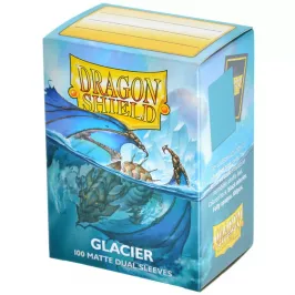 Протекторы Dragon Shield: Glacier. Matte Dual Sleeves, Standard Size (100 шт., 63x88 мм) картинка 391350 - МосИгра