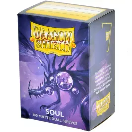 Протекторы Dragon Shield: Soul. Matte Dual Sleeves, Standard Size (100 шт., 63x88 мм) картинка 391358 - МосИгра